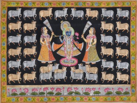 LORD SHRINATHJI ANTIQUE PICHWAI PAINTING