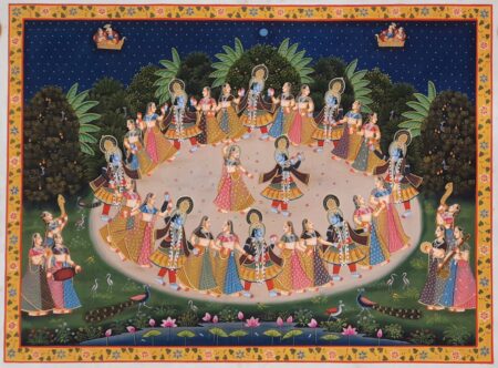 RADHA KRISHNA RAAS LEELA PICHWAI PAINTING