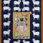 LORD SHRINATHJI WITH COWS PICHWAI PAINTING