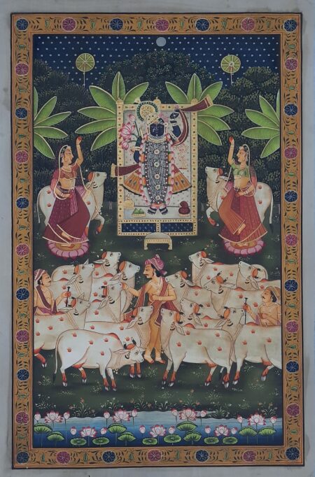 LORD SHRINATHJI ANTIQUE PICHWAI PAINTING
