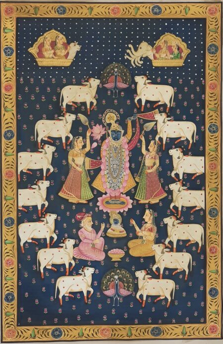 LORD SHRINATHJI ANTIQUE PICHWAI PAINTING