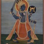 LORD VISHNU JI ANTIQUE PICHWAI PAINTING
