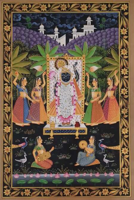 LORD SHRINATHJI ANTIQUE PICHWAI PAINTING