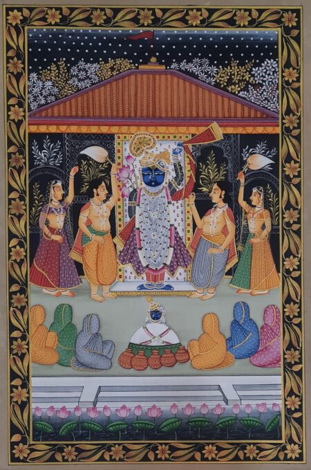 LORD SHRINATHJI ANTIQUE PICHWAI PAINTING