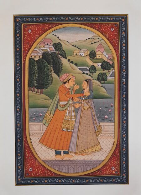 INDIAN MINIATURE PAINTING OF BARAHMASA