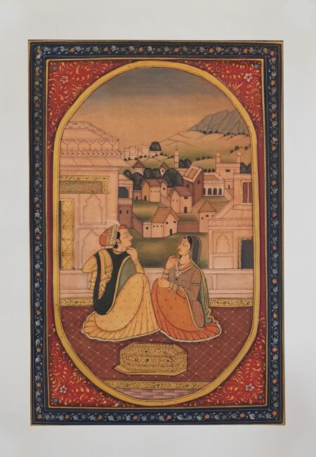 INDIAN MINIATURE PAINTING OF BARAHMASA